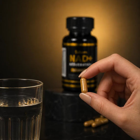 Video de la rutina diaria con Satoomi NAD+ Resveratrol: 1 capsula al dia