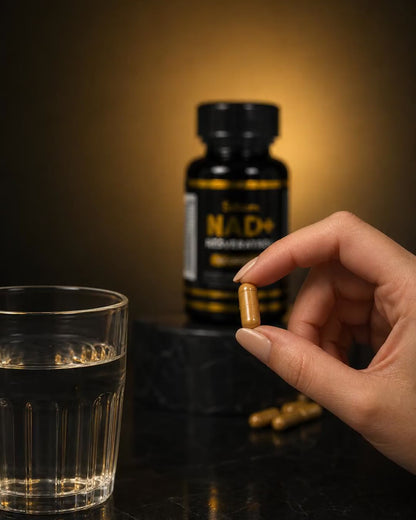 Video de la rutina diaria con Satoomi NAD+ Resveratrol: 1 capsula al dia